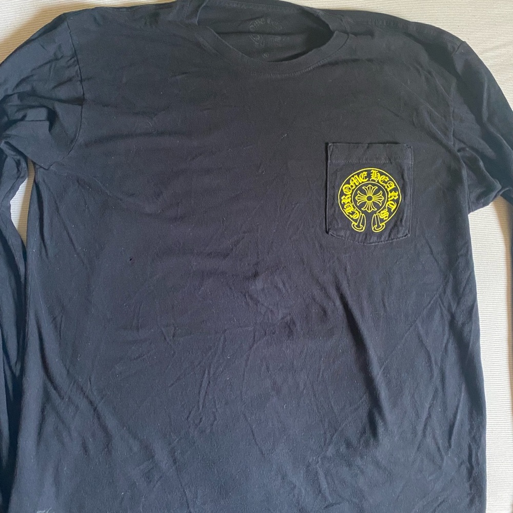 Chrome hearts Long sleeve black/yellow XL